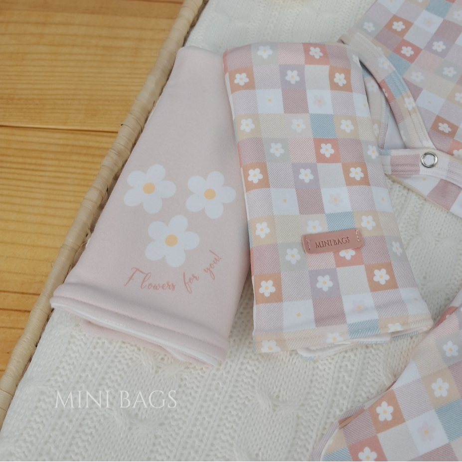 Kit Pano de Boca Duplo Margaridas
